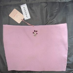 Adorable floral tube top